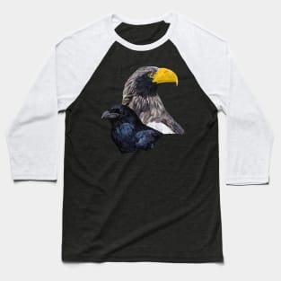 Pigargo and crow Baseball T-Shirt